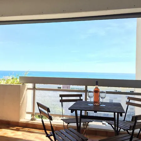 Exceptionnel ! Appartement vue imprenable sur mer. Carnon-Plage Extérieur photo
